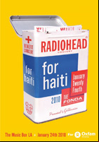 Affiche Radiohead for Haiti