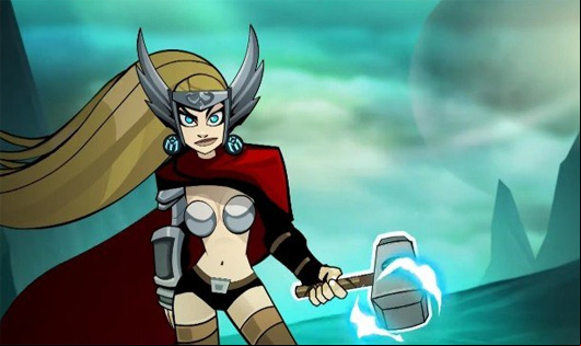 She Thor vs Hulk Zombie