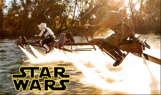Star Wars - Speeder Bike Jetovator Battle